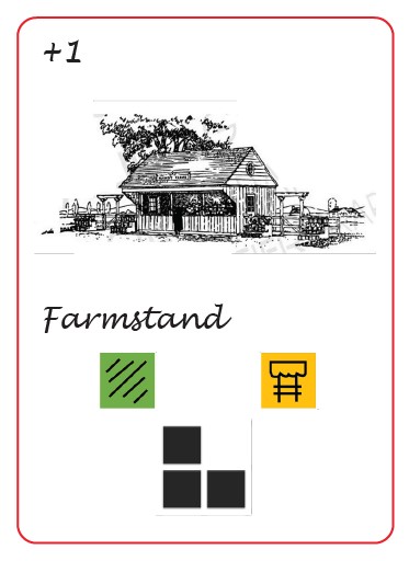 Image of Pest House Settlement card prototype. 