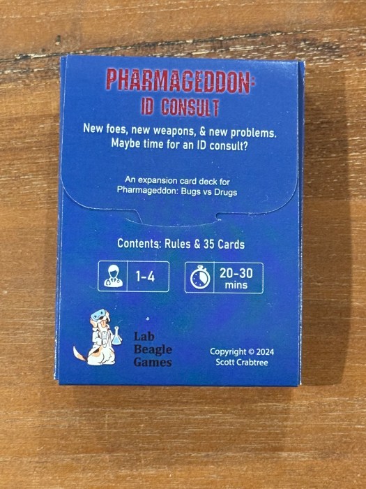 Backof Pharmageddon: ID Consult box