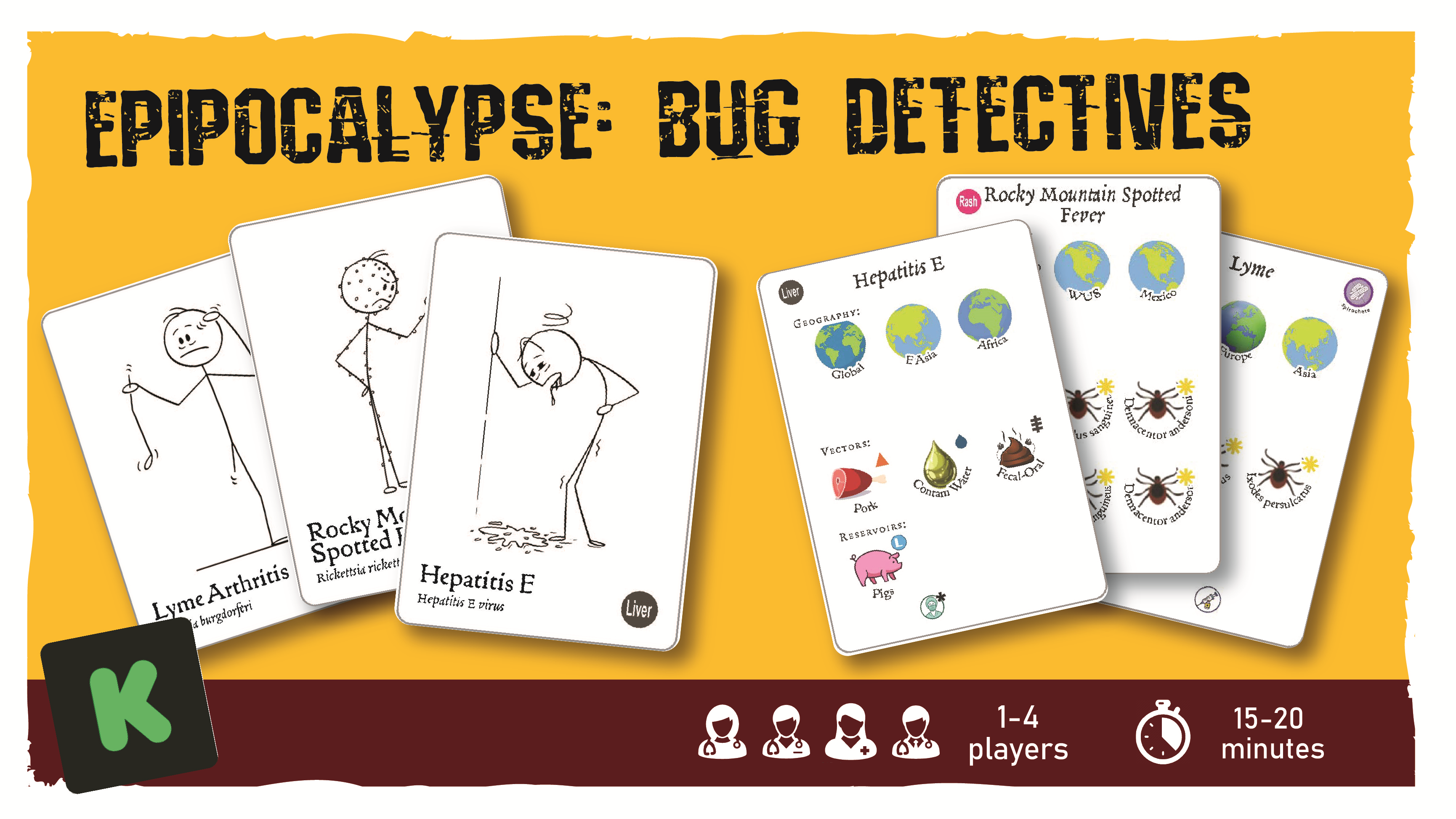 Preview image for the Epipocalypse: Bug Detectives Kickstarter coming in September 2025.